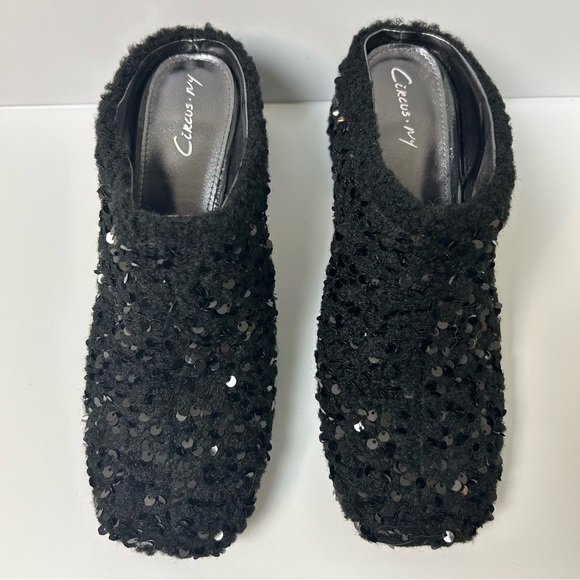 Circus by Sam Edelman Circus NY Orin Sequin mules in black size: 7.5 - Picture 5 of 10